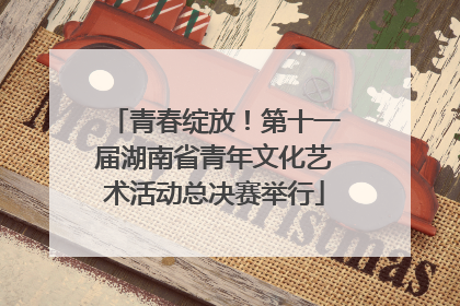 青春绽放！第十一届湖南省青年文化艺术活动总决赛举行