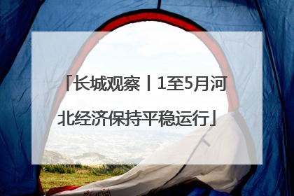 长城观察丨1至5月河北经济保持平稳运行