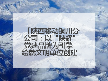 陕西移动铜川分公司：以“陕耀”党建品牌为引擎 绘就文明单位创建新画卷——全国文明单位创建纪实