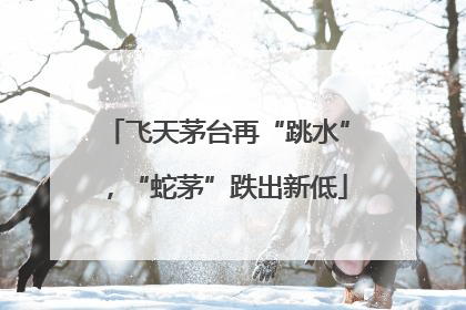 飞天茅台再“跳水”，“蛇茅”跌出新低