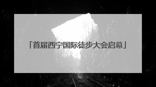 首届西宁国际徒步大会启幕