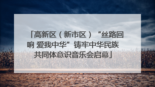 高新区（新市区）“丝路回响 爱我中华”铸牢中华民族共同体意识音乐会启幕