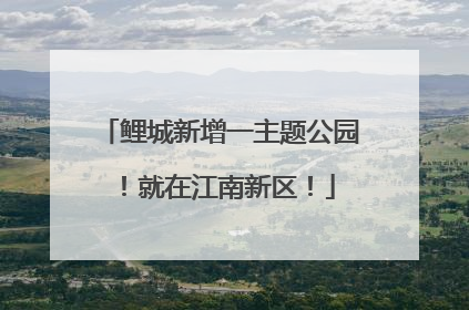鲤城新增一主题公园！就在江南新区！