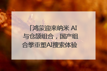 鸿蒙迎来纳米 AI 与仓颉组合，国产组合拳重塑AI搜索体验｜新经济观察