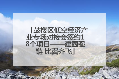 鼓楼区低空经济产业专场对接会签约18个项目——建圈强链 比翼齐飞