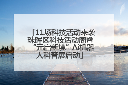 11场科技活动来袭 珠晖区科技活动周暨“元启新境”Ai机器人科普展启动