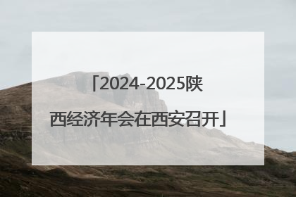 2024-2025陕西经济年会在西安召开
