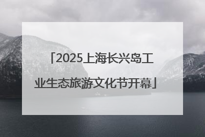 2025上海长兴岛工业生态旅游文化节开幕