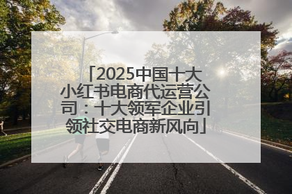 2025中国十大小红书电商代运营公司：十大领军企业引领社交电商新风向