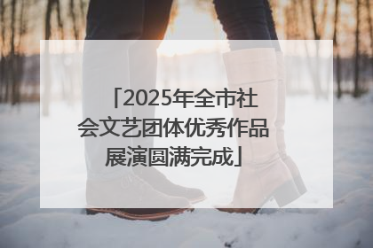 2025年全市社会文艺团体优秀作品展演圆满完成