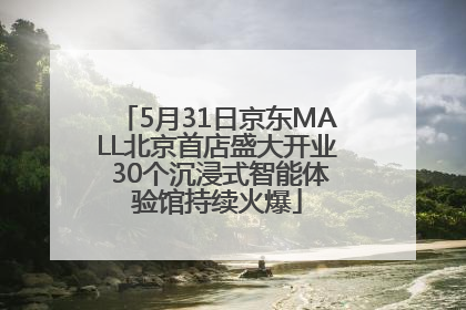 5月31日京东MALL北京首店盛大开业 30个沉浸式智能体验馆持续火爆
