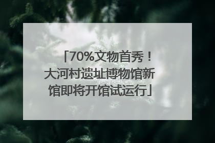 70%文物首秀！大河村遗址博物馆新馆即将开馆试运行